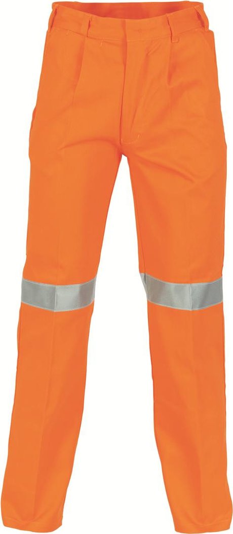 Dnc Cotton Drill Trousers With 3M R/T (3314) - Star Uniforms Australia