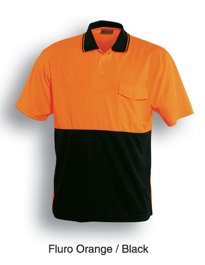 Bocini-Unisex Adults Hi-Vis Safety Polo - Short Sleeve-SP0427