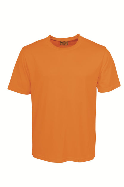 Bocini-Unisex Adults Breezway Plain Round Neck Tee Shirt-ST1247