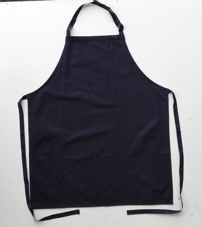 Bocini-Cotton Drill Full Bib Apron - No Pocket-WA0397