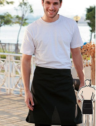 Bocini-Cotton Drill Half Apron - With Pocket-WA0619