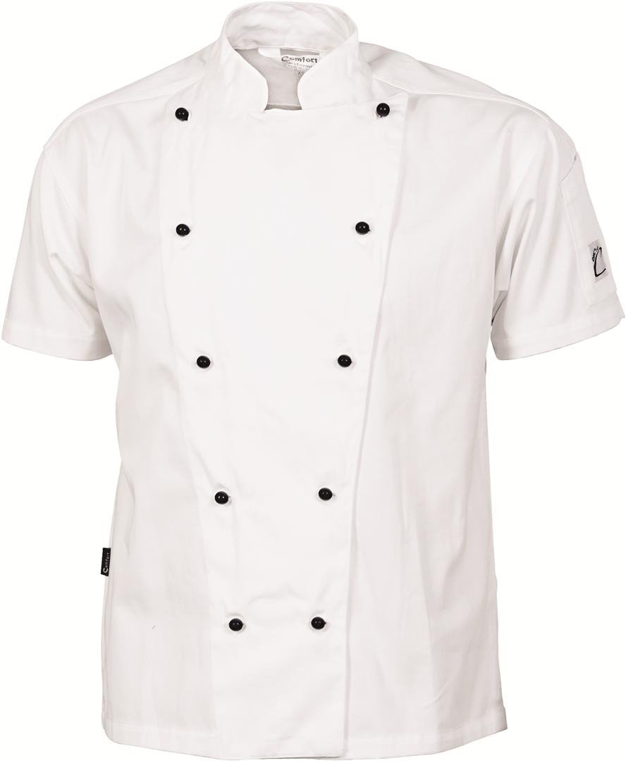 Dnc Cool-Breeze Cotton S/S Chef Jacket (1103) - Star Uniforms Australia