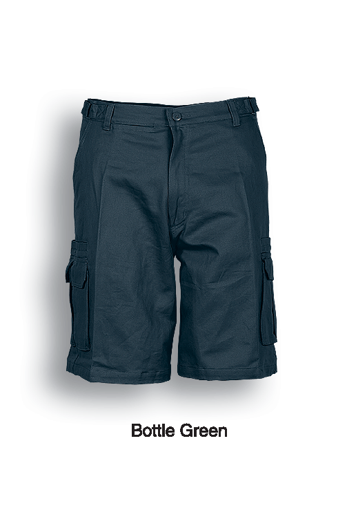 Bocini-Unisex Adults Cotton Drill Cargo Shorts-WK615