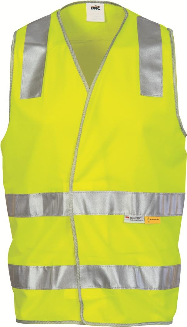 Dnc Day & Night Hivis Safety Vest (3803) - Star Uniforms Australia