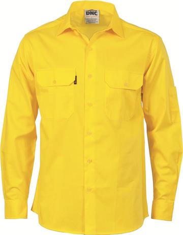 Dnc Cool-Breeze L/S Work Shirt (3208) - Star Uniforms Australia
