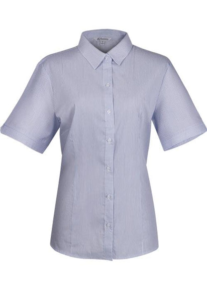 Aussie Pacific-Lady Henley S/S Sleeve Shirt-N2900S