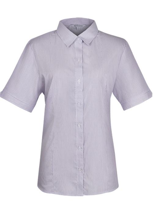 Aussie Pacific-Lady Henley S/S Sleeve Shirt-N2900S
